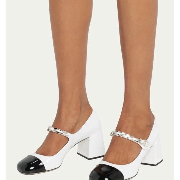Miu Miu Mary Jane leather pumps size 40.5 - Beautiful almost new - Picture 3 of 10